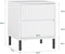 SoBuy FBT157-W - Nachtkastje - 2 Laden - Wit