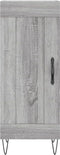 vidaXL - Dressoir - 34,5x34x90 - cm - bewerkt - hout - grijs - sonoma - eikenkleurig