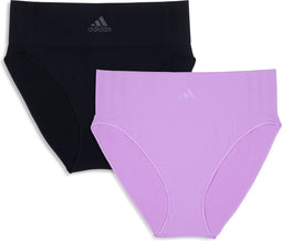 Adidas Sport HI LEG BRIEF - Dames Onderbroek - Seamless Fit Antibacterieel - Multi (2PK)