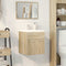 vidaXL - Wastafelkast - 41x38,5x46 - cm - bewerkt - hout - sonoma - eikenkleurig