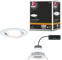 Paulmann Nova Plus - LED-inbouwlamp - Zwenkbaar 6W 470lm 2700K Wit mat
