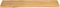 vidaXL - Tafelblad - met - natuurlijke - rand - 140x40x3,8 - cm - massief - mangohout