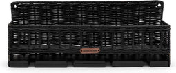 Riviera Maison Wijnglazen Rekje - Rustic Rattan Rugged Luxe Hanging Wine Rack - Zwart