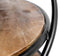 HSM Collection Salontafel Tower - ø43 cm - mangohout/ijzer