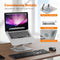 GB1050-1 Laptop Stand, geventileerd, met draaibare basis, draagbaar, in hoogte verstelbaar, compatib