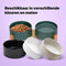 Jake & Jacky Voerbak Hond en Kat Keramiek - Dubbele Eetbak met Standaard - 2x 800 mL - Groen (2 stuks)