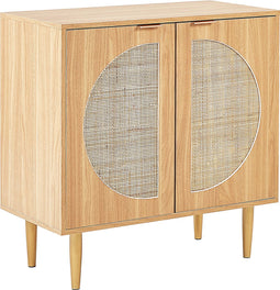 Beliani POTOSI - Sideboard - Lichte houtkleur - Rotan