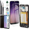 LCD-scherm + Touch Glass geschikt voor Samsung Galaxy A20e A202 A202F A202F/DS LCD-scherm + Touch Glass Digitizer Sensor Assembly Vervanging voor Galaxy A20E (zwart met frame, niet voor A20/A20s)