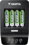 LCD Ultra fast charger 57685 Varta met 4 x AA 2100mAh