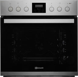 BAUKNECHT HEKO STAR 4 EX - Inbouwoven Set - Multifunctionele Oven 65L + Keramische Kookplaat - Roestvrij staal