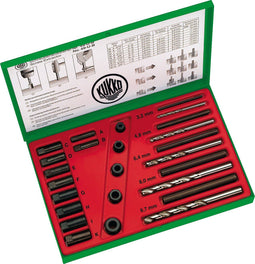 Schraubenausdrehersatz 49-U-B M 5-M 16 25-tlg.inkl.passende HSS Bohrer KUKKO