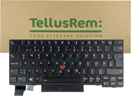 vervangend Duitse toetsenbord met achtergrondverlichting voor Lenovo Thinkpad X280 X390 X395