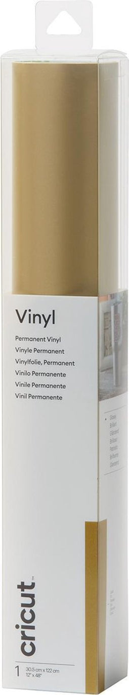 Cricut Premium Vinyl Permanent 30x120cm – Goud