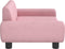 vidaXL Kinderbank 70x45x33 cm fluweel roze