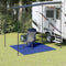 vidaXL - Tenttapijt - 200x200 - cm - HDPE - blauw