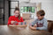 Longfield Kaarthouder - Hout 35 cm - Kleur: Hout