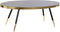 Bijzettafel DKD Home Decor Kristal Staal (110 x 50 x 41,5 cm)