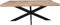 Eetkamertafel mangohout - eettafel industrieel - eettafel 240cm