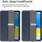 imoshion Tablet Hoes - Geschikt voor iPad 11 (2025) 11 inch / 10e generatie (2022) 10.9 inch - Trifold Bookcase - Blauw