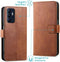 iMoshion Hoesje Geschikt voor Oppo Reno 6 5G Hoesje Met Pasjeshouder - iMoshion Luxe Bookcase - Bruin