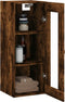 vidaXL - Hangkast - 34,5x34x90 - cm - gerookt - eikenkleurig
