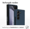 Accezz Liquid Silicone Backcover - Samsung Galaxy Z Fold 5 - Schokabsorberend - Donkerblauw