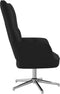 vidaXL Relaxstoel fluweel zwart