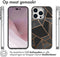 imoshion Hoesje Geschikt voor iPhone 14 Pro Hoesje Siliconen - imoshion Design hoesje - Zwart / Black Graphic