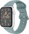 imoshion Siliconen⁺ bandje - Geschikt voor Apple Watch 1, 2, 3, 4, 5, 6, 7, 8, 9, 10 (42 mm), SE - 38/40/41 mm - Groen - S/M