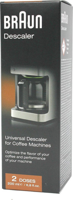 Braun ontkalker voor Braun KF7020BK en KF7120BK BRSC003