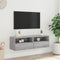 vidaXL - Tv-wandmeubel - 100x30x30 - cm - bewerkt - hout - grijs - sonoma