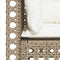 vidaXL - Tuinbank - 3-zits - met - kussens - poly - rattan - beige