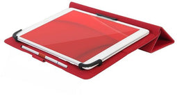 Tucano TAB-FAP10-R - Universele tabletcase - Eco-leer met magneetsluiting - Rood