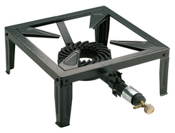 Kemper 1 pit Gasstel - Wokbrander 7,5 kW - 37 cm - 4 Voets