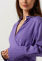 Colourful Rebel Hette Uni Wrap Mini Dress - Overslag jurk - Lange mouw - Maat S