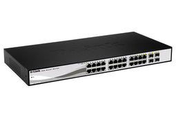 D-Link DGS-1210-24 - Managed Switch - 24x 1Gbps Ethernet 4x Combo SFP - Layer 2