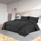 vidaXL - Dekbedovertrekset - 200x200 - cm - katoen - taupe