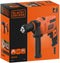 Black & Decker BEH200-QS - Klopboormachine 500W - 2e handgreep - Kleur zwart