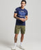 Superdry VL TEE - Heren T-shirt Slimfit - Biologisch katoen - Dark Blue