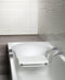 Allibert USIS - Badzitting - Veilig en waterbestendig - Lichtgrijs - 74 cm breed