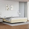 vidaXL - Bedframe - kunstleer - crèmekleurig - 200x200 - cm