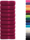 vidaXL - Gastendoekjes - SOLUND - 10 - st - 600 - g/m² - 30x50 - cm - bordeauxrood
