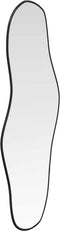 vidaXL - Wandspiegel - 60x25 - cm - zwart