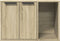 vidaXL - Kattenbakkast - 60x40x40 - cm - bewerkt - hout - sonoma - eikenkleurig