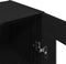 vidaXL - Zwart - Eiken - Wandkast - - - 69.5x34x90 - cm