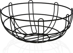 Fruitschaal Versa Zwart Metaal Keramisch Staal 26 x 11 x 26 cm