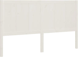 vidaXL - Hoofdbord - 165,5x4x100 - cm - massief - grenenhout - wit