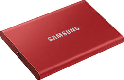 Samsung Portable T7 - Externe SSD - 500 GB - USB C 3.2 - Rood