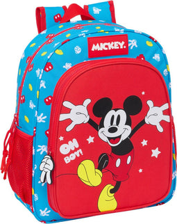 Schoolrugzak Mickey Mouse Clubhouse Fantastic Blauw Rood 32 X 38 X 12 cm