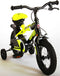 Volare Sportivo Kinderfiets - Jongens - 14 inch - Neon Geel/Zwart - 95% afgemonteerd